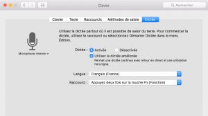 Dictée macOS